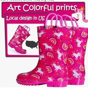 Girls rain boots
